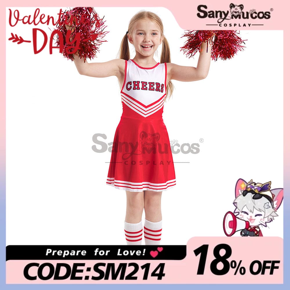 【In Stock】Halloween Cosplay Cheerleading Costume Kid Size Costumes