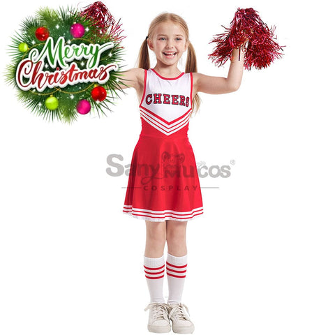 【In Stock】Halloween Cosplay Cheerleading Costume Kid Size Costumes