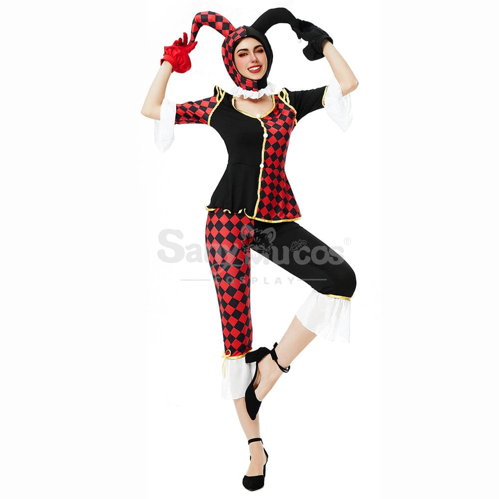 【In Stock】Halloween Cosplay Circus Clown Stage Performance Costume Costumes