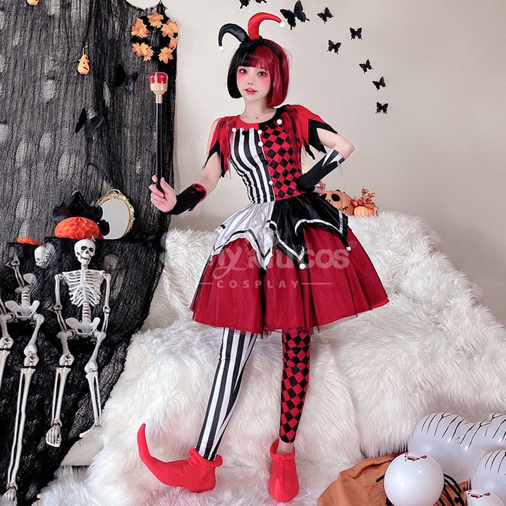 【In Stock】Halloween Cosplay Circus Clown Stage Performance Costume Costumes