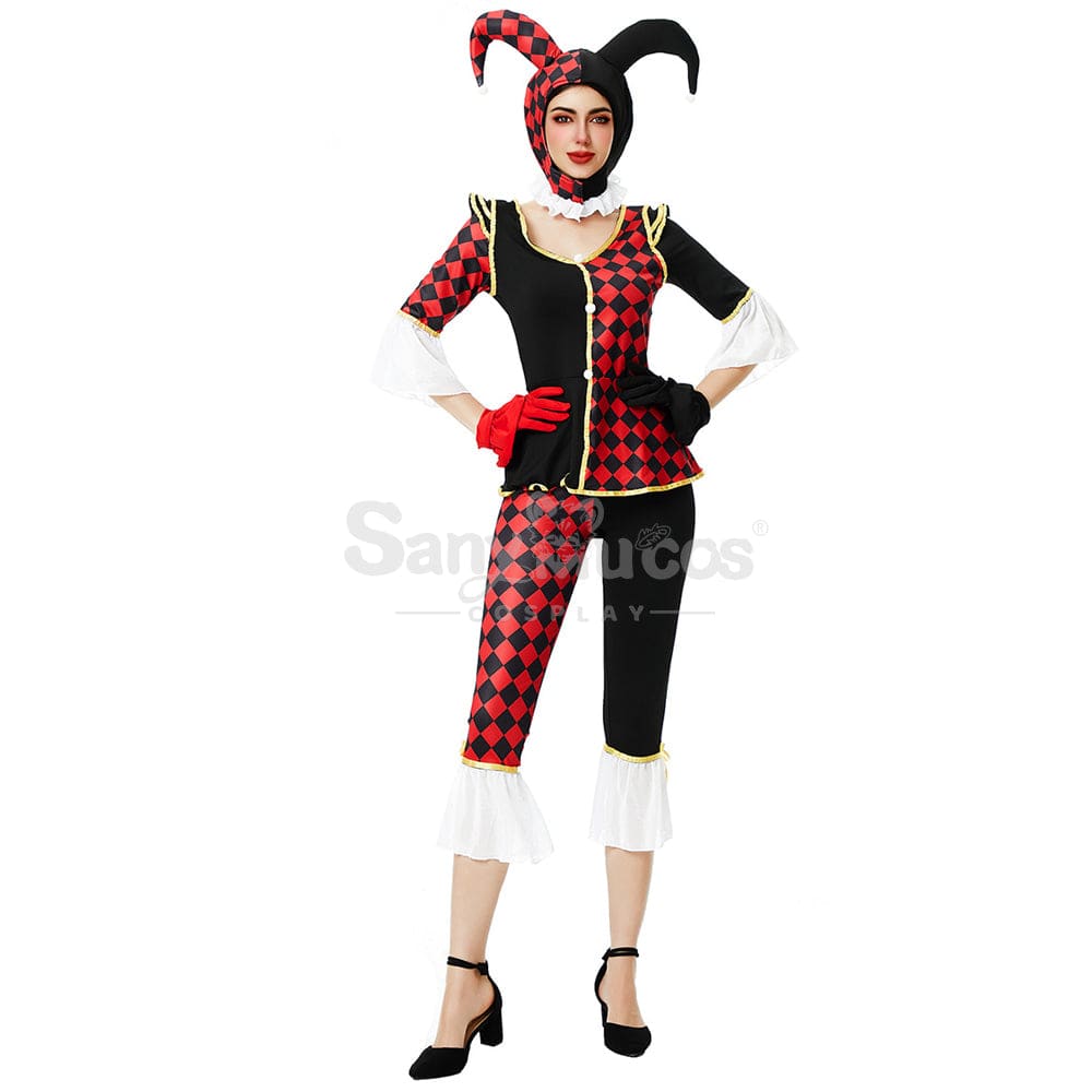 【In Stock】Halloween Cosplay Circus Clown Stage Performance Costume Costumes