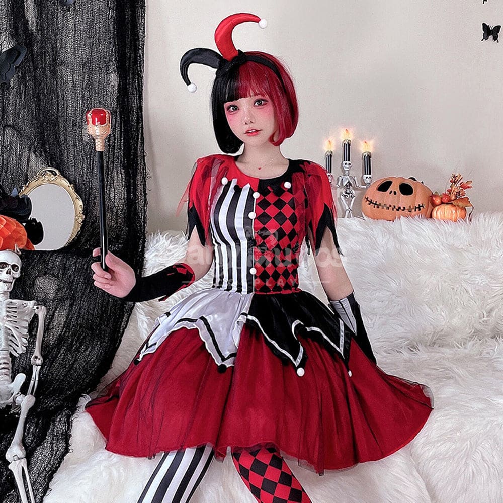 【In Stock】Halloween Cosplay Circus Clown Stage Performance Costume Costumes