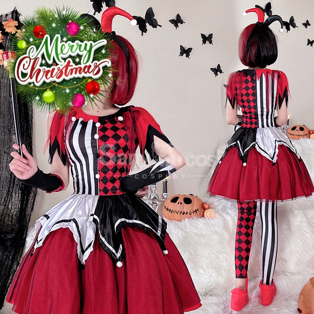 【In Stock】Halloween Cosplay Circus Clown Stage Performance Costume Costumes