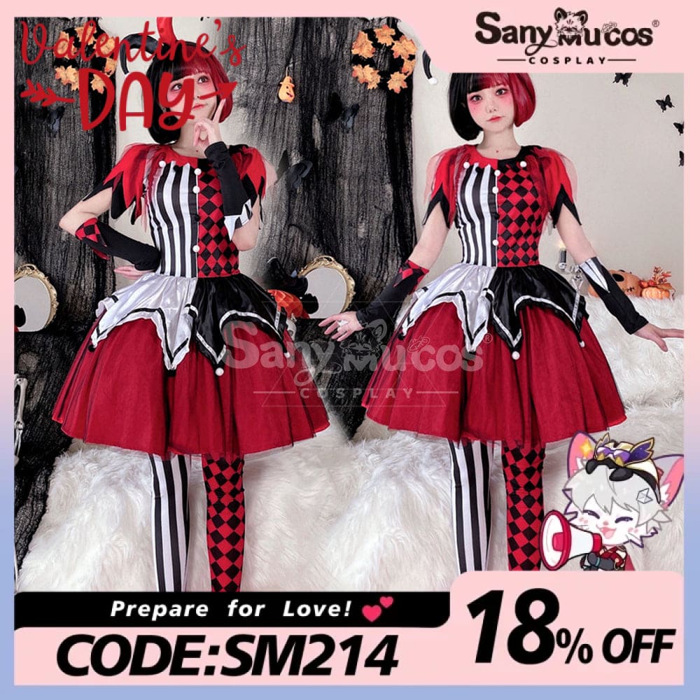 【In Stock】Halloween Cosplay Circus Clown Stage Performance Costume Costumes