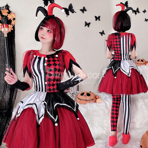 【In Stock】Halloween Cosplay Circus Clown Stage Performance Costume Costumes