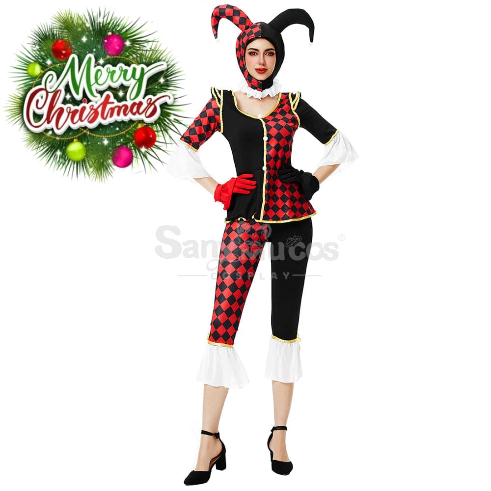 【In Stock】Halloween Cosplay Circus Clown Stage Performance Costume Costumes