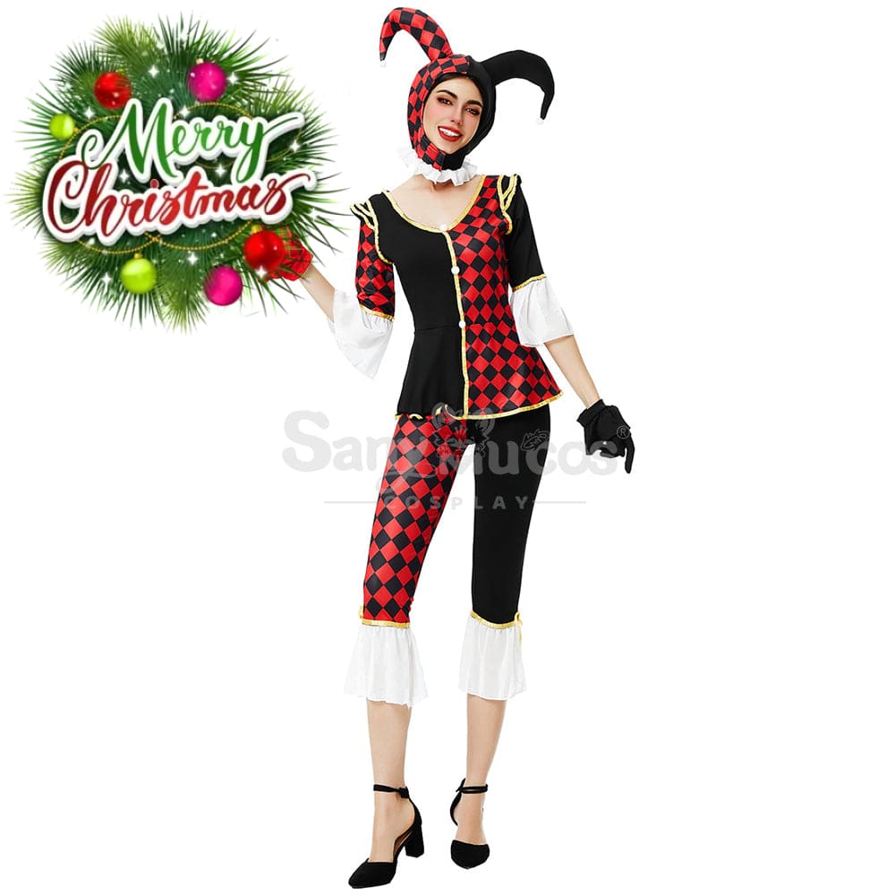 【In Stock】Halloween Cosplay Circus Clown Stage Performance Costume Costumes