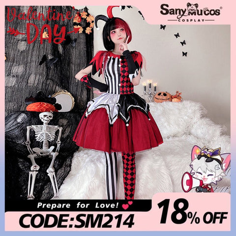 【In Stock】Halloween Cosplay Circus Clown Stage Performance Costume Costumes