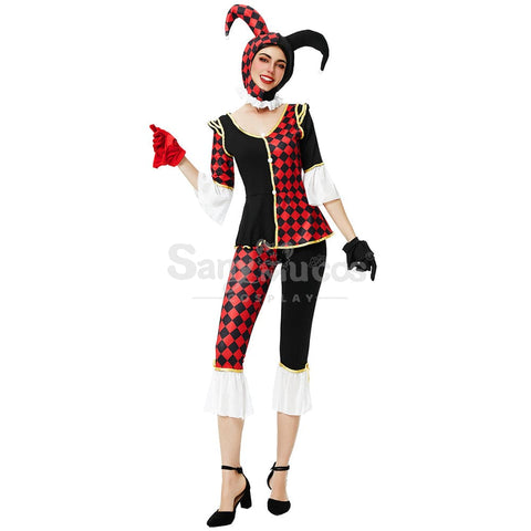 【In Stock】Halloween Cosplay Circus Clown Stage Performance Costume Costumes