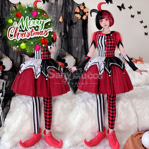 【In Stock】Halloween Cosplay Circus Clown Stage Performance Costume Costumes