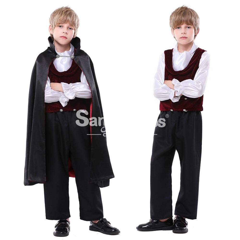 【In Stock】Halloween Cosplay Count Dracula Costume Kid Size Costumes