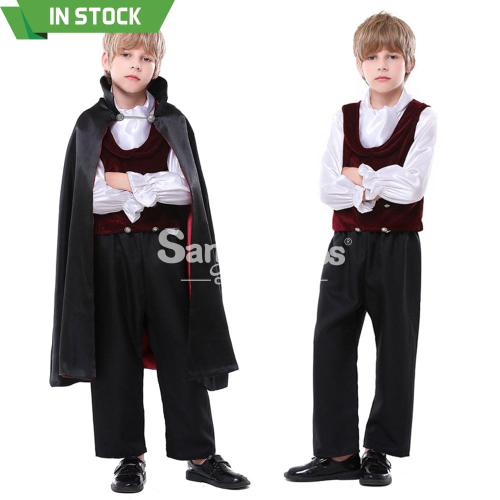 【In Stock】Halloween Cosplay Count Dracula Costume Kid Size Costumes