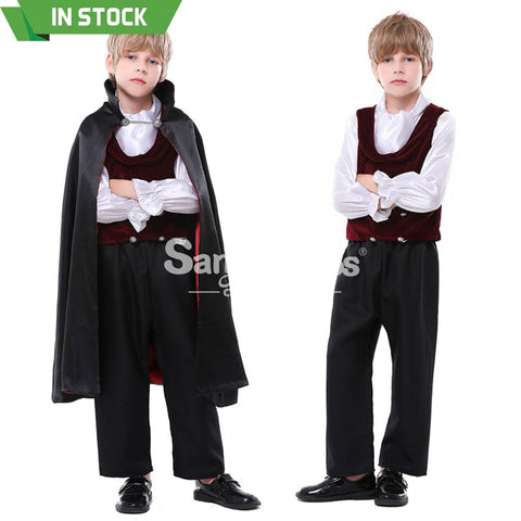 【In Stock】Halloween Cosplay Count Dracula Costume Kid Size Costumes