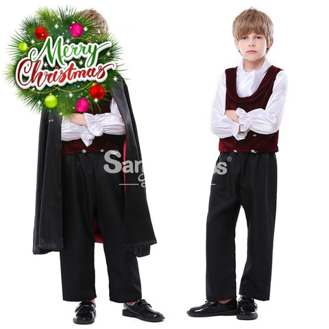 【In Stock】Halloween Cosplay Count Dracula Costume Kid Size Costumes