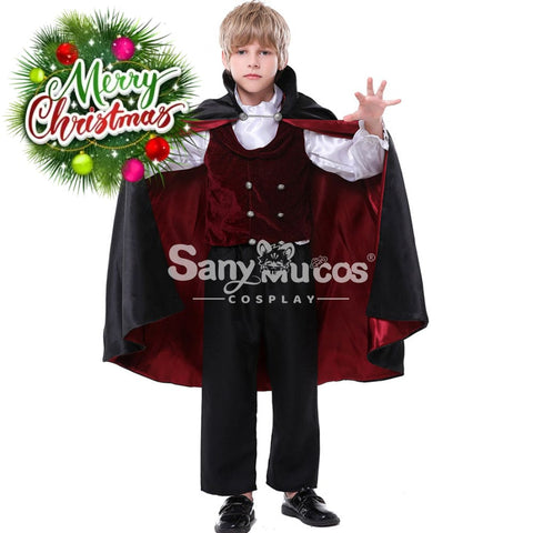 【In Stock】Halloween Cosplay Count Dracula Costume Kid Size Costumes