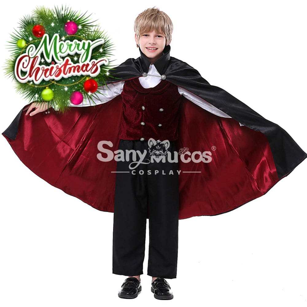 【In Stock】Halloween Cosplay Count Dracula Costume Kid Size Costumes