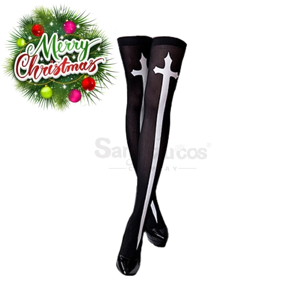 【In Stock】Halloween Cosplay Cross Nun Stage Performance Costume Costumes