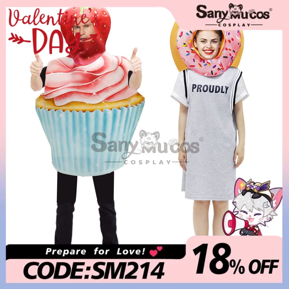 【In Stock】Halloween Cosplay Cupcake/Donut Costume Costumes