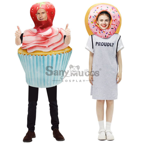 【In Stock】Halloween Cosplay Cupcake/Donut Costume Costumes