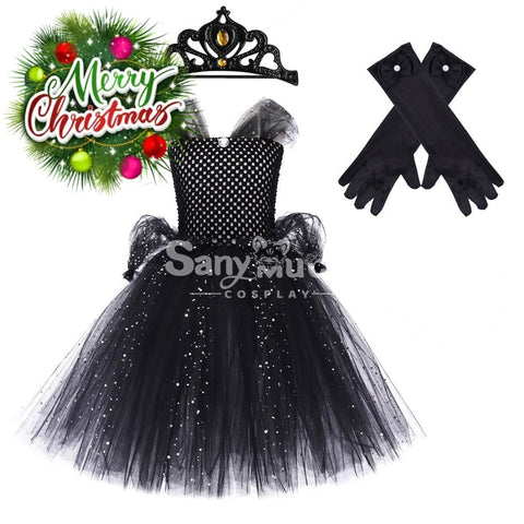 【In Stock】Halloween Cosplay Dark Princess Costume Kid Size Costumes