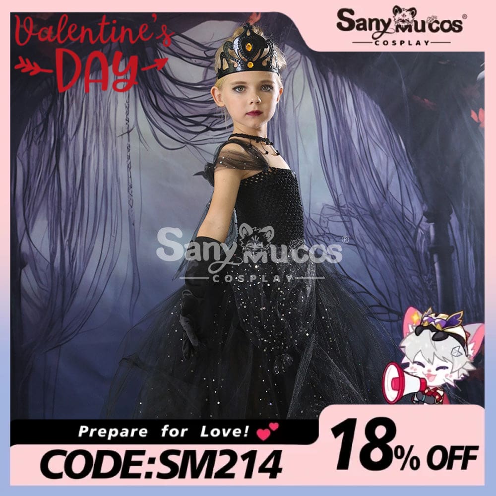 【In Stock】Halloween Cosplay Dark Princess Costume Kid Size Costumes