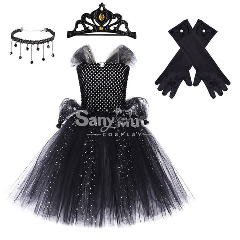 【In Stock】Halloween Cosplay Dark Princess Costume Kid Size Costumes