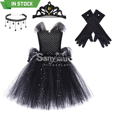 【In Stock】Halloween Cosplay Dark Princess Costume Kid Size Costumes