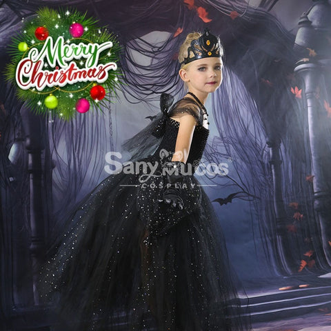 【In Stock】Halloween Cosplay Dark Princess Costume Kid Size Costumes