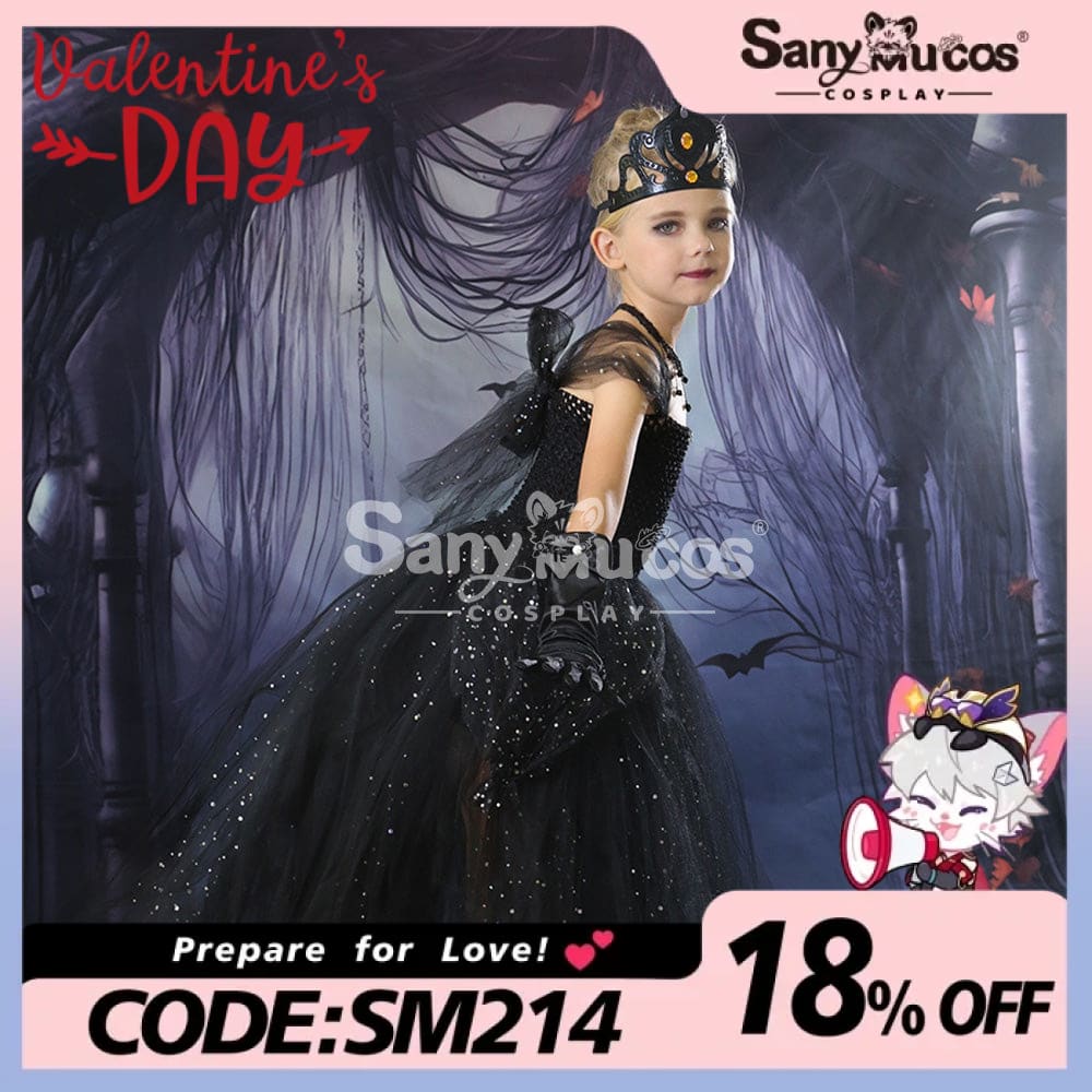 【In Stock】Halloween Cosplay Dark Princess Costume Kid Size Costumes