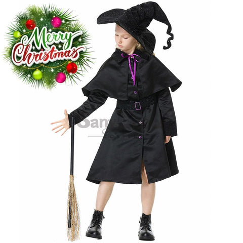 【In Stock】Halloween Cosplay Dark Witches Costume Kid Size Costumes