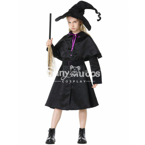 【In Stock】Halloween Cosplay Dark Witches Costume Kid Size Costumes