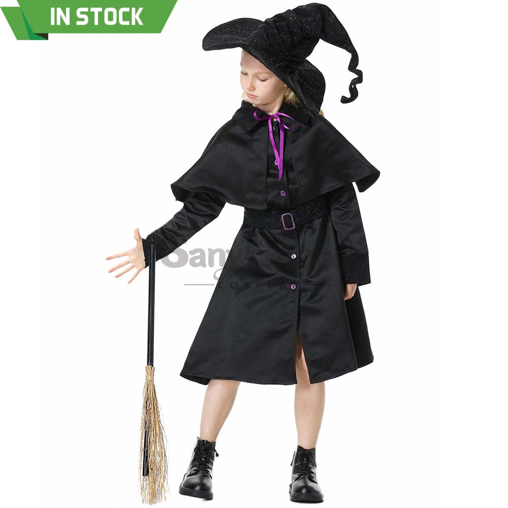 【In Stock】Halloween Cosplay Dark Witches Costume Kid Size Costumes