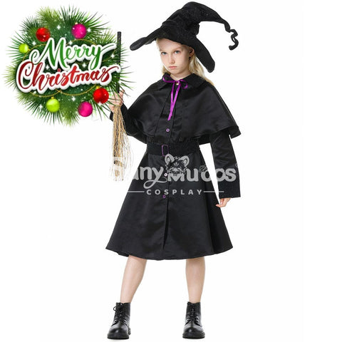 【In Stock】Halloween Cosplay Dark Witches Costume Kid Size Costumes