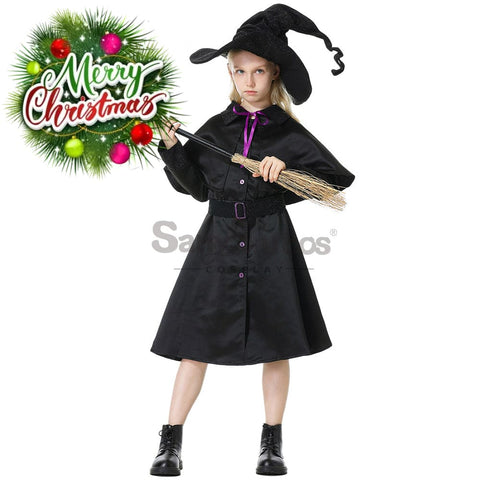 【In Stock】Halloween Cosplay Dark Witches Costume Kid Size Costumes