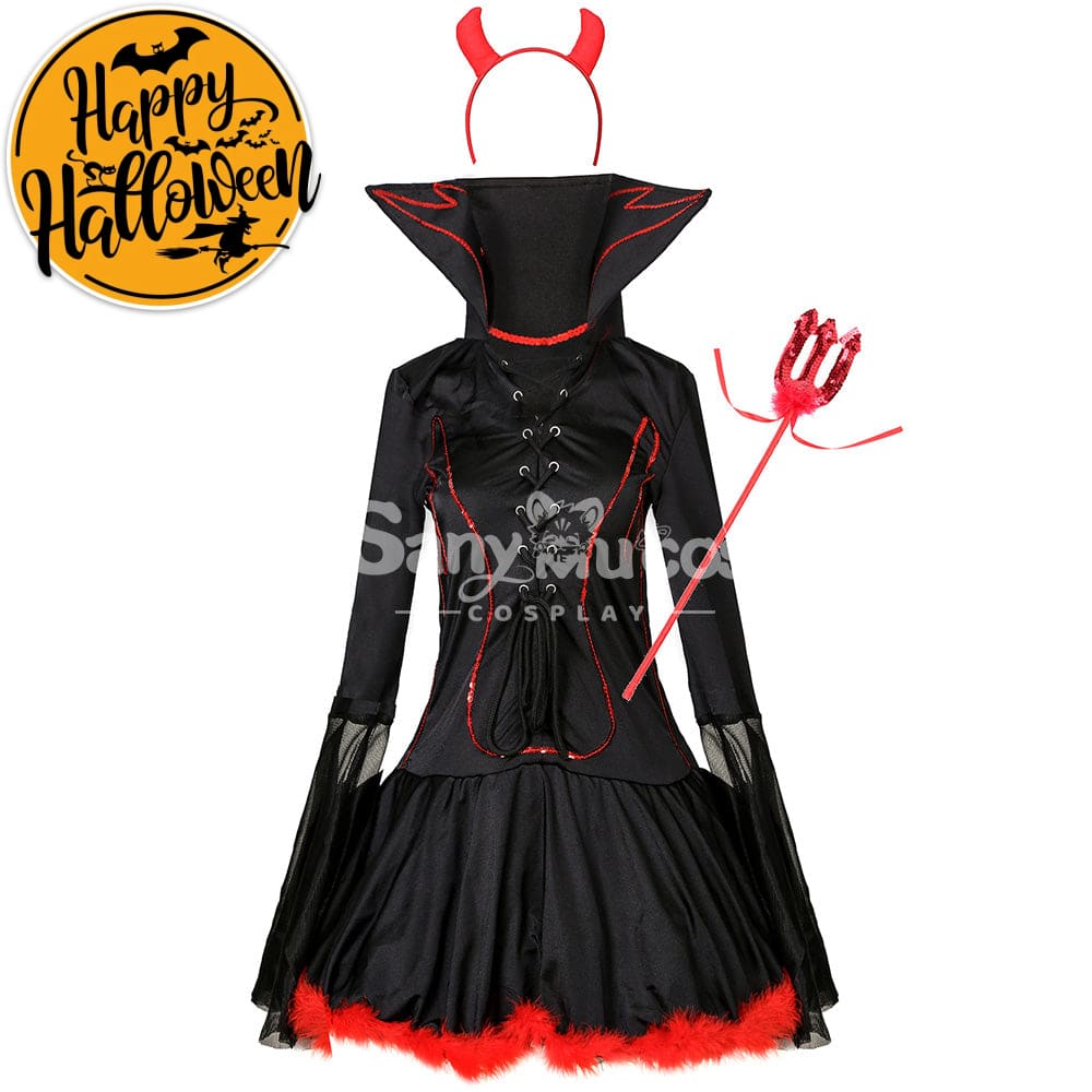 【In Stock】Halloween Cosplay Demon Dress Costume Costumes