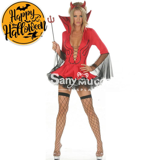 【In Stock】Halloween Cosplay Demon Dress Costume Costumes 1000
