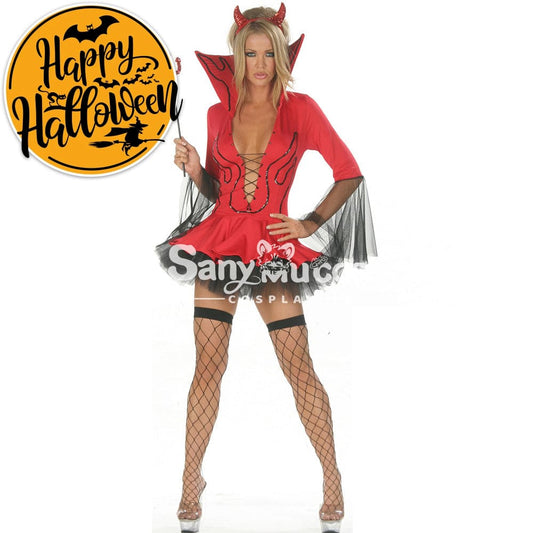 【In Stock】Halloween Cosplay Demon Dress Costume Costumes 1000