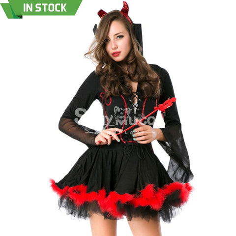 【In Stock】Halloween Cosplay Demon Dress Costume Costumes