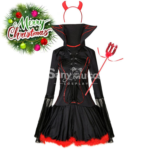 【In Stock】Halloween Cosplay Demon Dress Costume Costumes