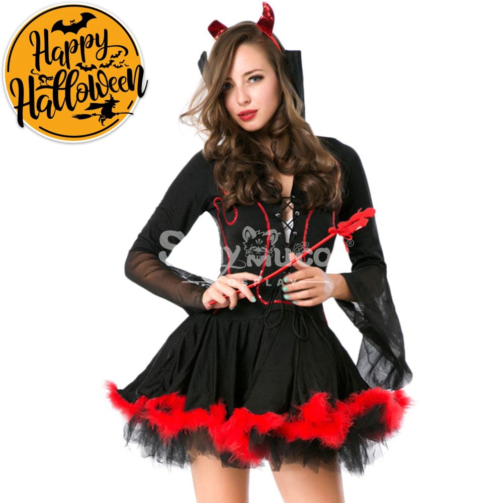 【In Stock】Halloween Cosplay Demon Dress Costume Costumes