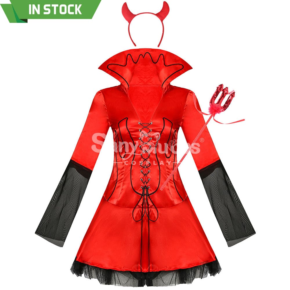 【In Stock】Halloween Cosplay Demon Dress Costume Costumes