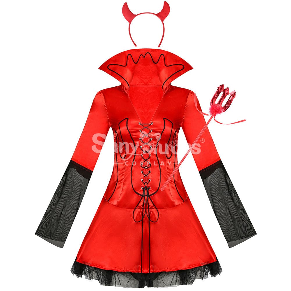 【In Stock】Halloween Cosplay Demon Dress Costume Costumes