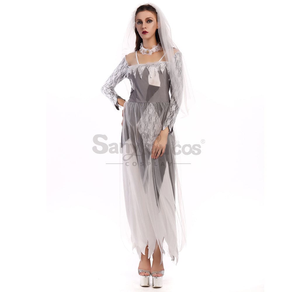 【In Stock】Halloween Cosplay Demon Ghost Wife Costume Costumes