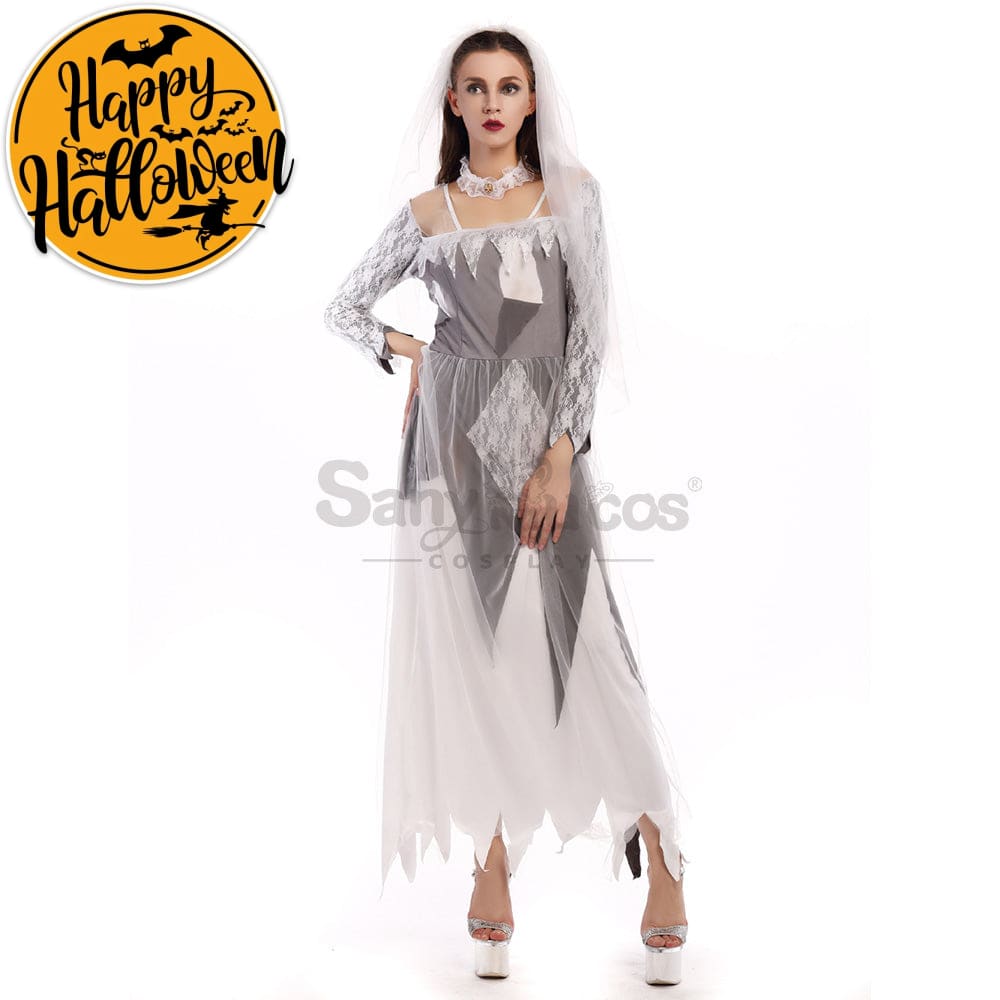 【In Stock】Halloween Cosplay Demon Ghost Wife Costume Costumes