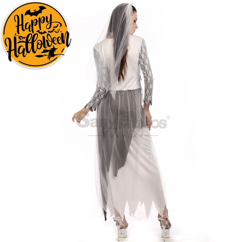 【In Stock】Halloween Cosplay Demon Ghost Wife Costume Costumes