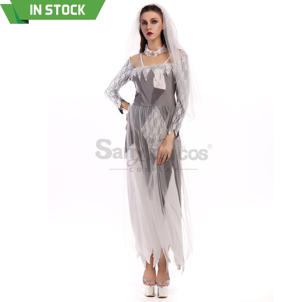 【In Stock】Halloween Cosplay Demon Ghost Wife Costume Costumes