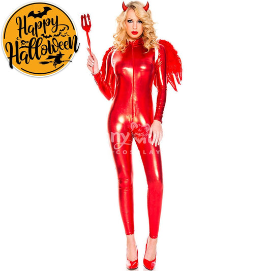 【In Stock】Halloween Cosplay Demon Jumpsuit Costume Costumes 1000