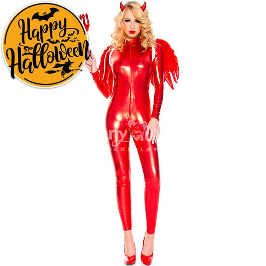 【In Stock】Halloween Cosplay Demon Jumpsuit Costume Costumes 1000