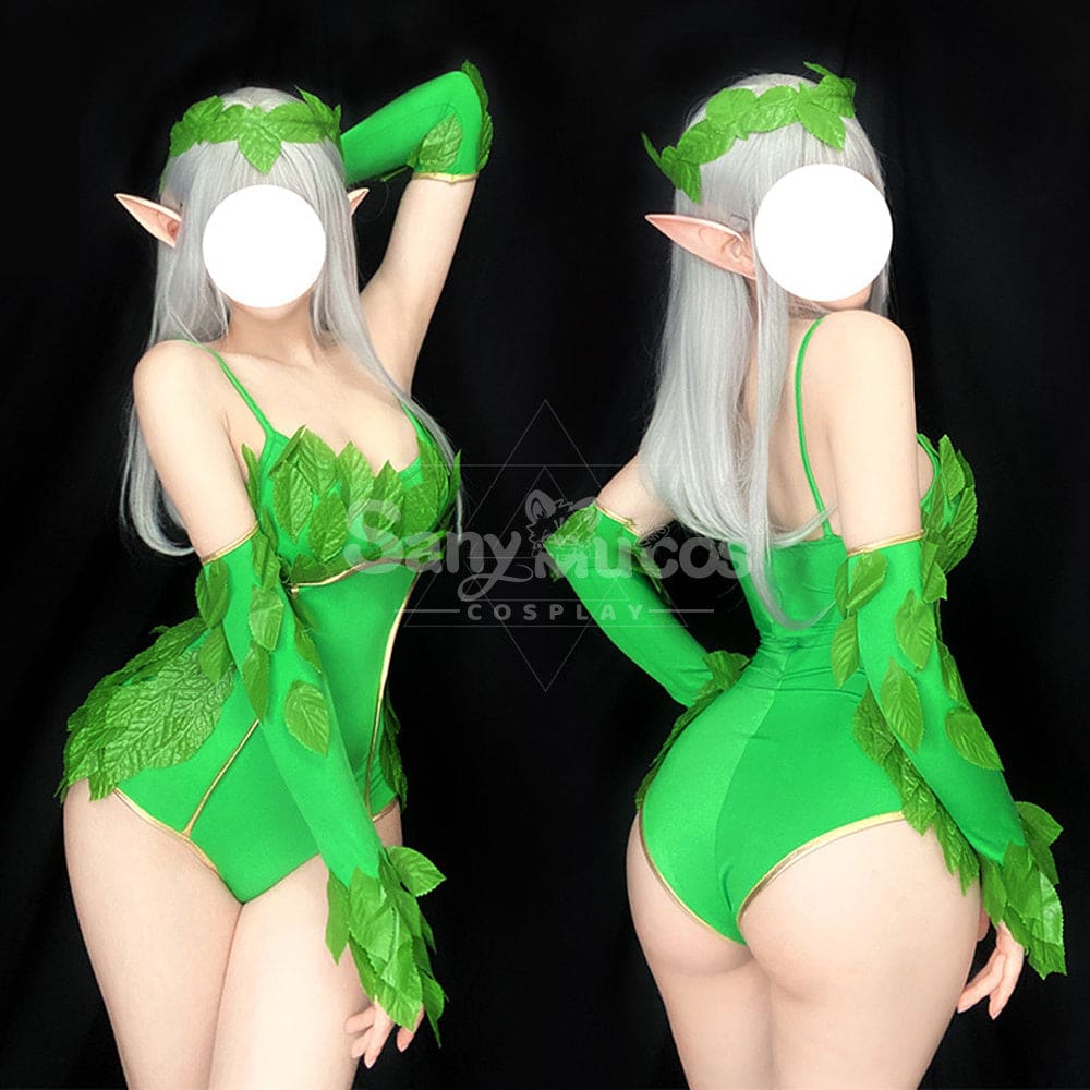 【In Stock】Halloween Cosplay Fairy Green Costume Stage Performance Costumes