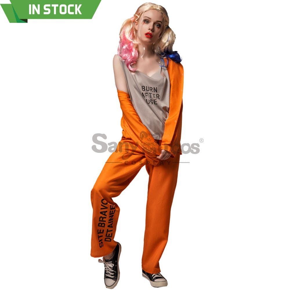 【In Stock】Halloween Cosplay Female Prisoner Costume Costumes